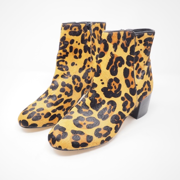 Urban Outfitters Thelma Leopard Ankle Boots 9 - Picture 3 of 7